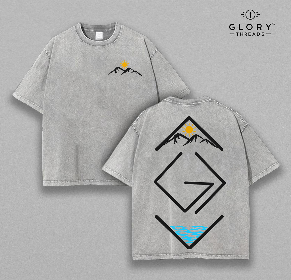 God Is Greater Than the Highs and Lows – Christian Washed Tee