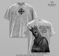 Baldwin IV Leper King Washed Tee – Jerusalem Cross Christian Wear