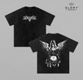 Y2K Gothic Angel Washed Tee – Dark Aesthetic Streetwear