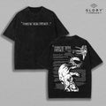 JJBA Jesus Pump Cover Oversized Tee - Christian Gym Streetwear