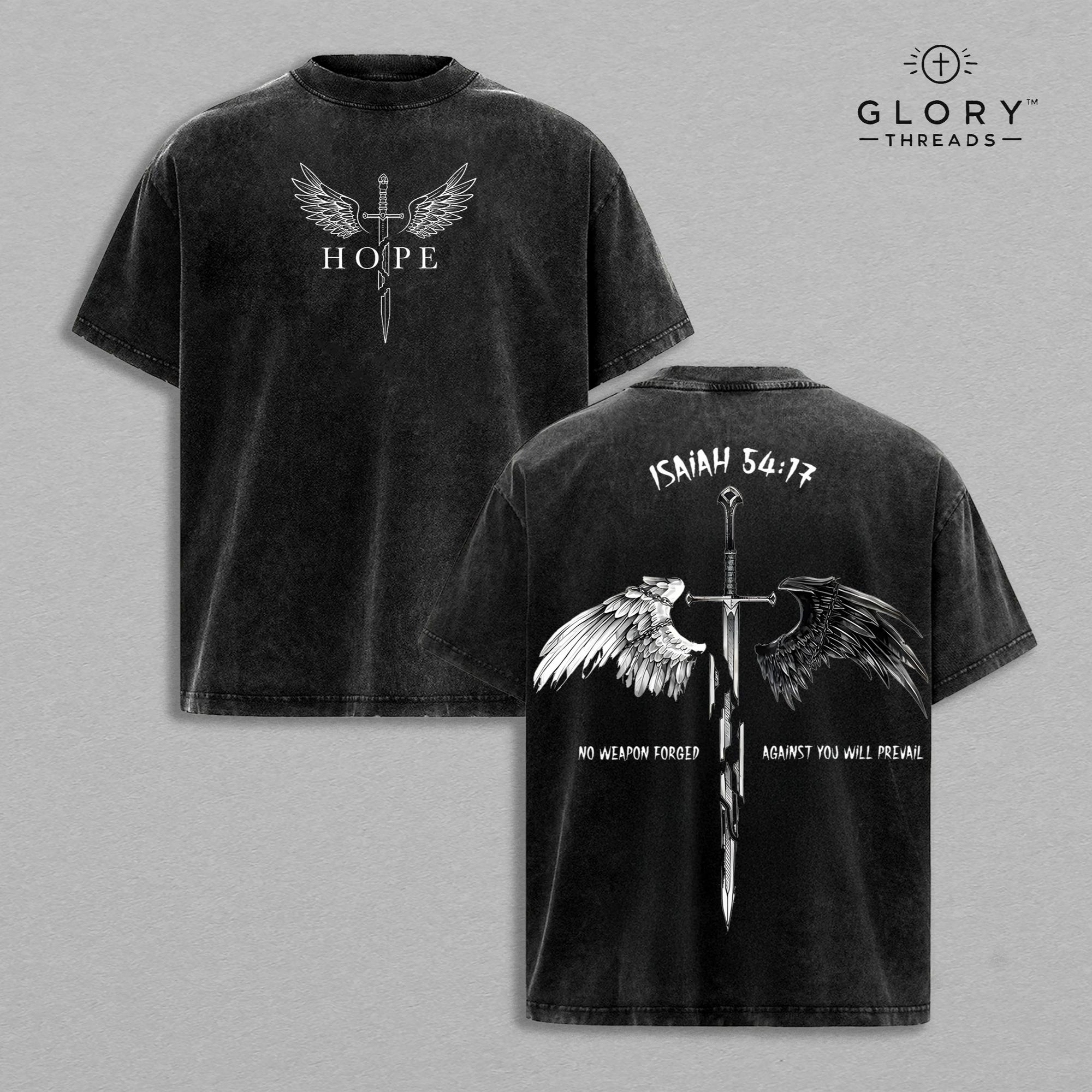 Christ Is King Washed Tee – Jesus Christian Faith Streetwear