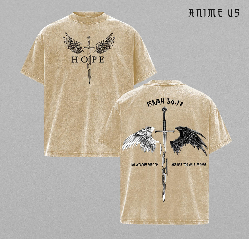 Christ Is King Washed Tee – Jesus Christian Faith Streetwear
