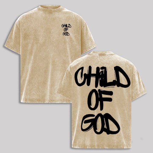 Hild of God Washed T-Shirt & Hoodie – Jesus Streetwear for Men